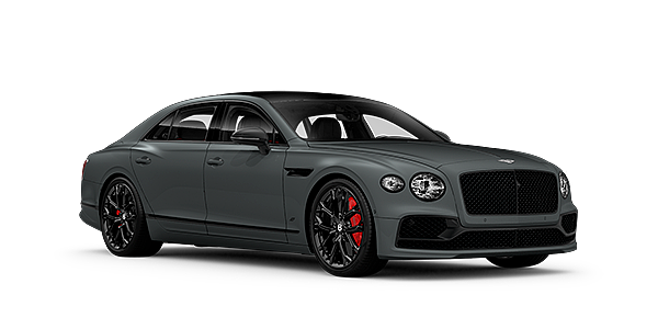 Bentley Adelaide Bentley Flying Spur S front side angled view in Cambrian Grey coloured exterior. 