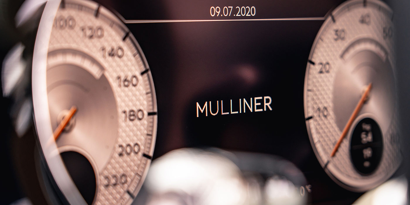 Bentley Adelaide Bentley Continental GT Mulliner coupe Mulliner dial detail